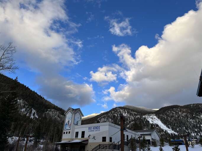 Children`s Ski School at the End of Firehouse Road